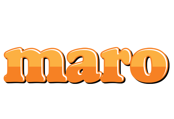 Maro orange logo