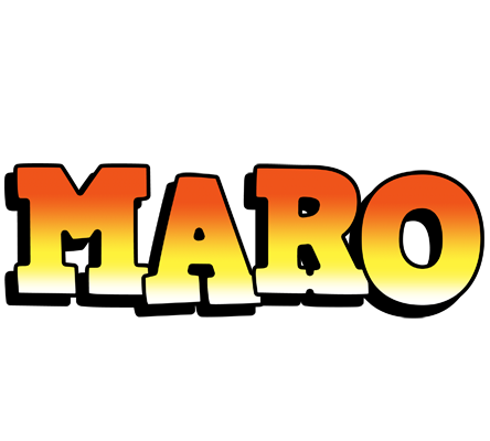 Maro sunset logo