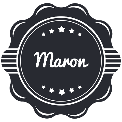 Maron badge logo