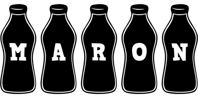 Maron bottle logo