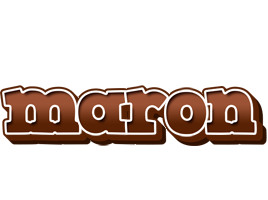 Maron brownie logo
