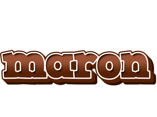 Maron brownie logo