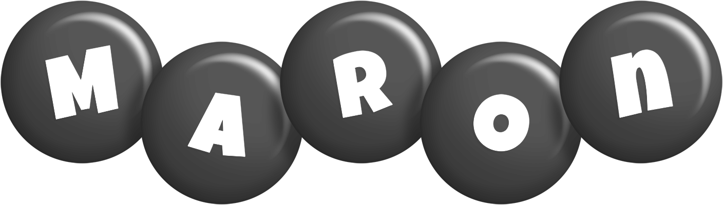 Maron candy-black logo