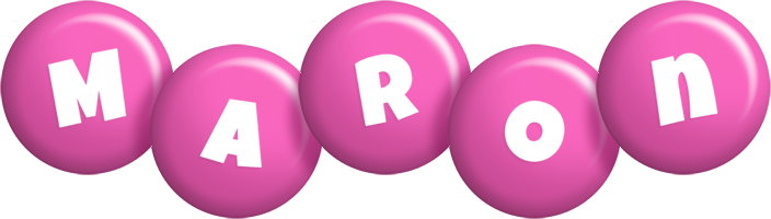 Maron candy-pink logo