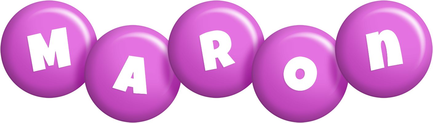 Maron candy-purple logo