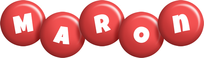 Maron candy-red logo