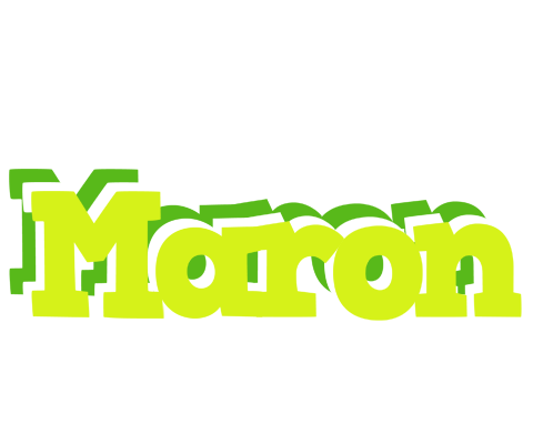 Maron citrus logo