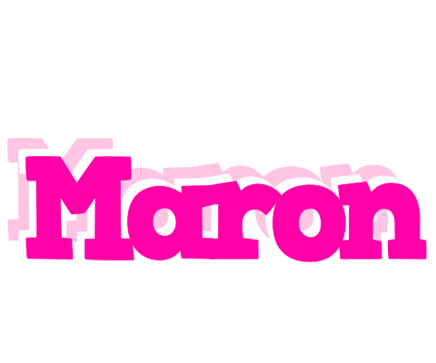 Maron dancing logo