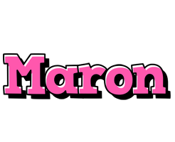Maron girlish logo