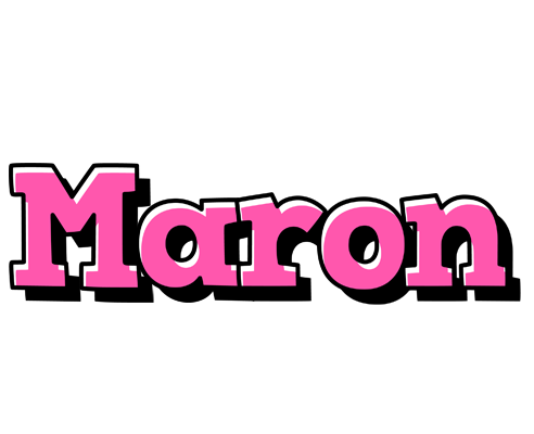 Maron girlish logo