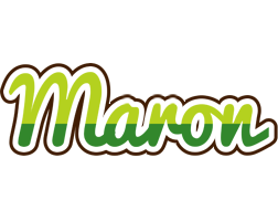 Maron golfing logo