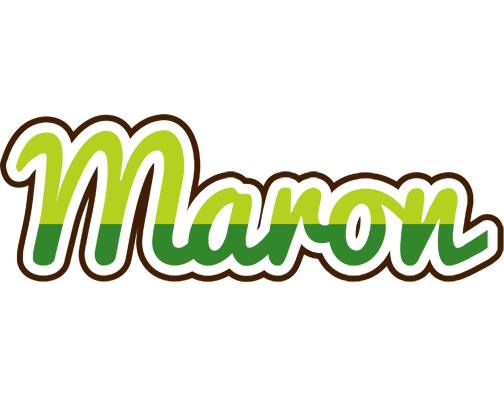 Maron golfing logo