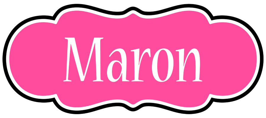 Maron invitation logo