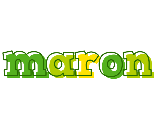 Maron juice logo