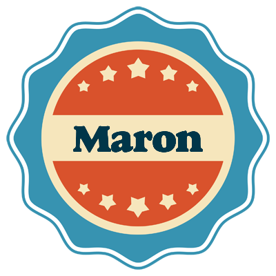 Maron labels logo