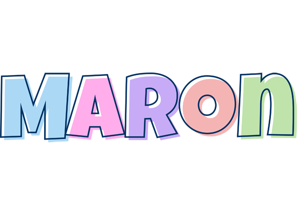 Maron pastel logo