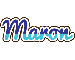 Maron raining logo