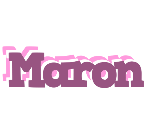 Maron relaxing logo