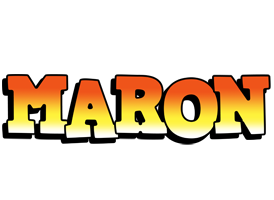 Maron sunset logo