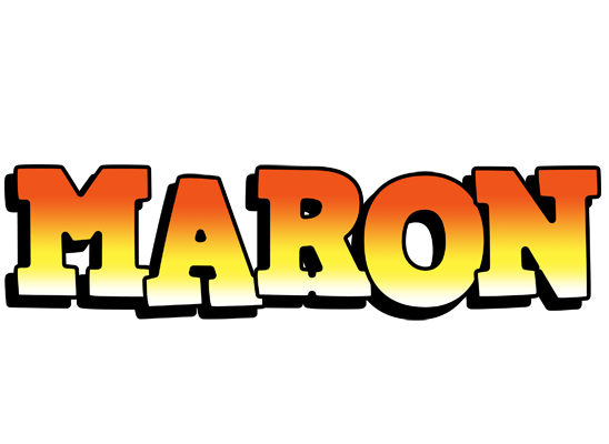 Maron sunset logo