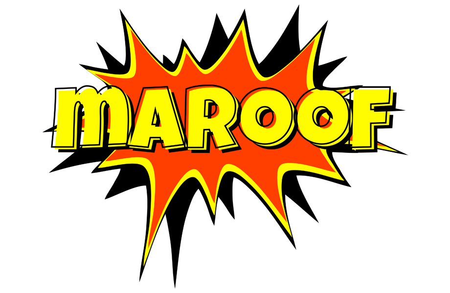 Maroof bazinga logo