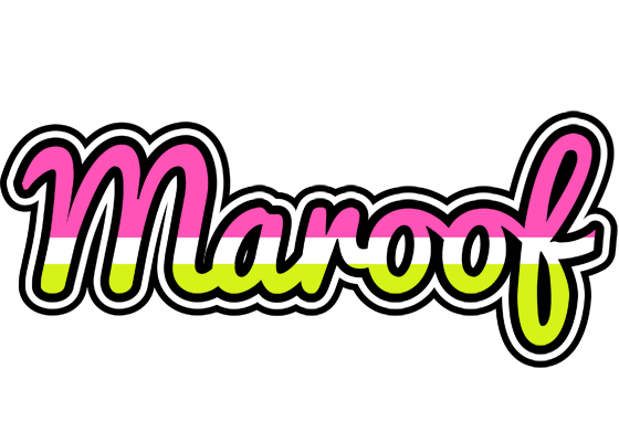 Maroof candies logo