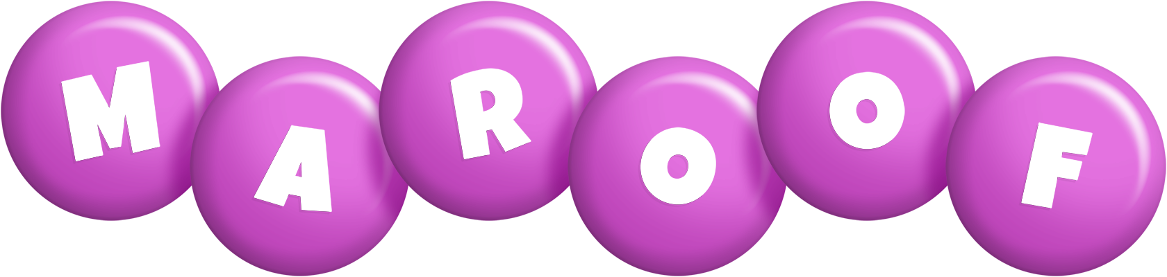 Maroof candy-purple logo