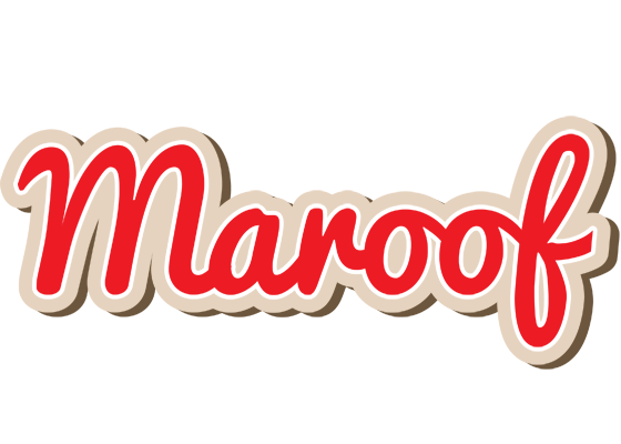 Maroof chocolate logo
