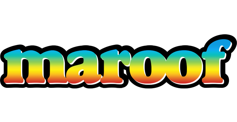 Maroof color logo