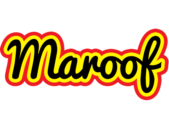 Maroof flaming logo