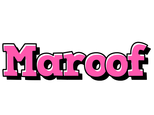 Maroof girlish logo