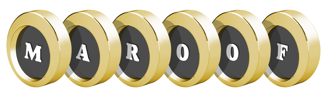 Maroof gold logo