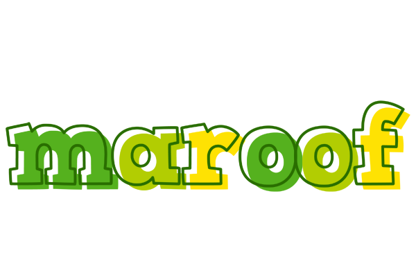 Maroof juice logo