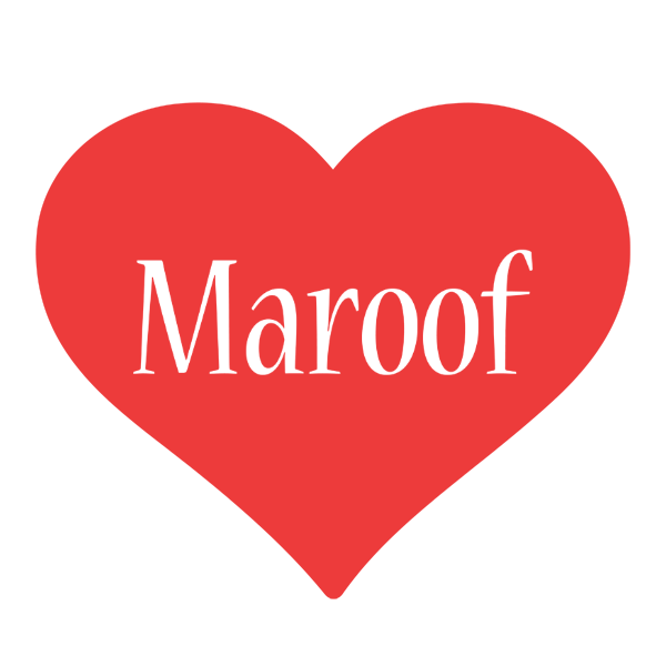 Maroof love logo