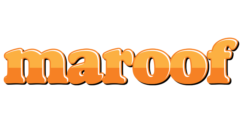 Maroof orange logo
