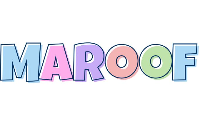 Maroof pastel logo