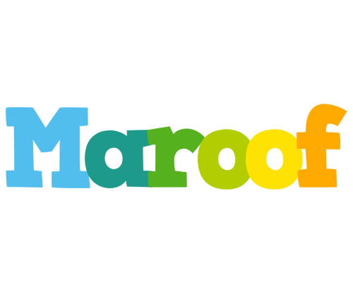 Maroof rainbows logo