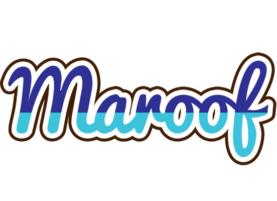 Maroof raining logo
