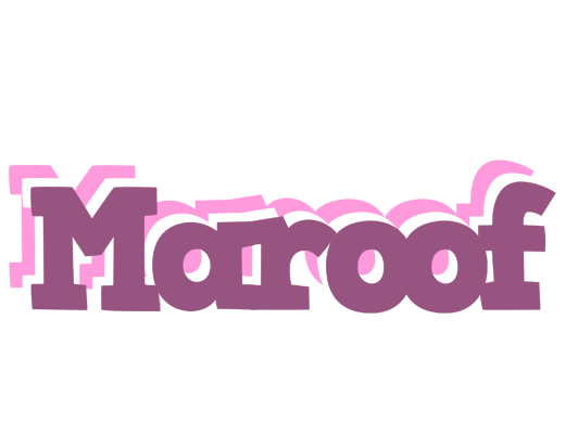 Maroof relaxing logo