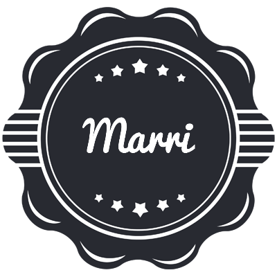 Marri badge logo