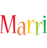 Marri birthday logo