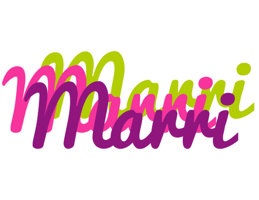 Marri flowers logo