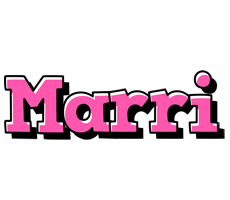 Marri girlish logo