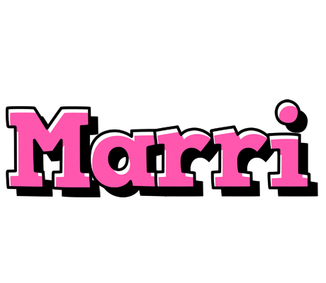 Marri girlish logo
