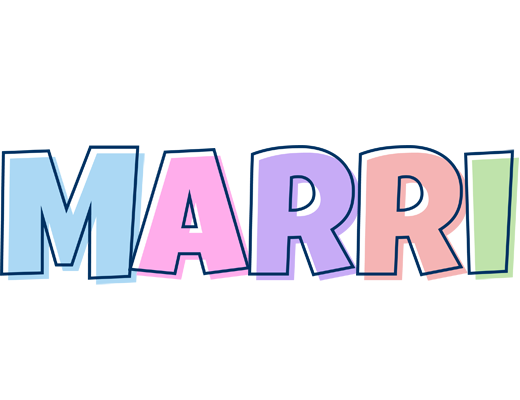 Marri pastel logo