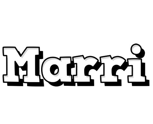 Marri snowing logo