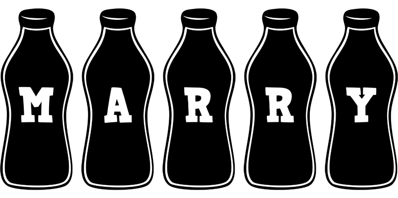 Marry bottle logo