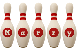 Marry bowling-pin logo