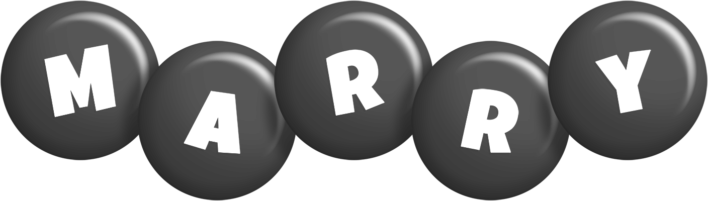 Marry candy-black logo
