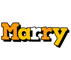 Marry cartoon logo